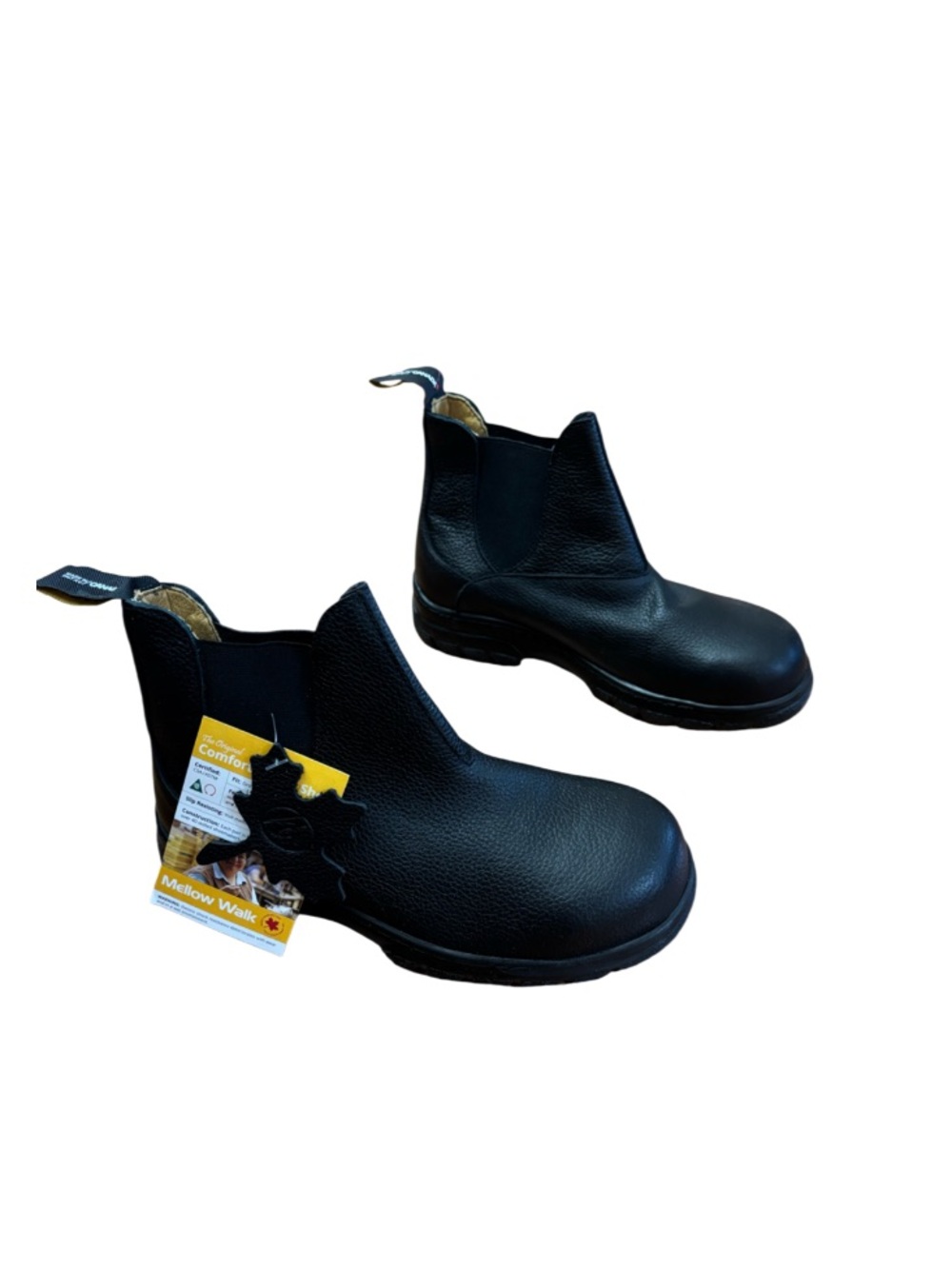 Mellow Walk Black Maddy Safety Boots